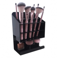 10 slots 2 tier acrylic wall cosmetic brush display holder plexiglass marker dry eraser organizer