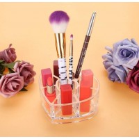 8 Grids Transparent Makeup Holder Lip Gloss Display Case Brush Nail Organizer